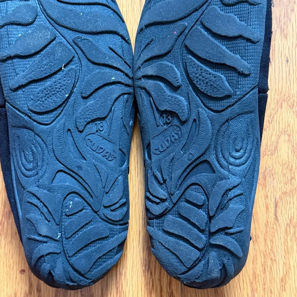 Cudas Juniors 13 Black Water Shoes with Slip-On Design